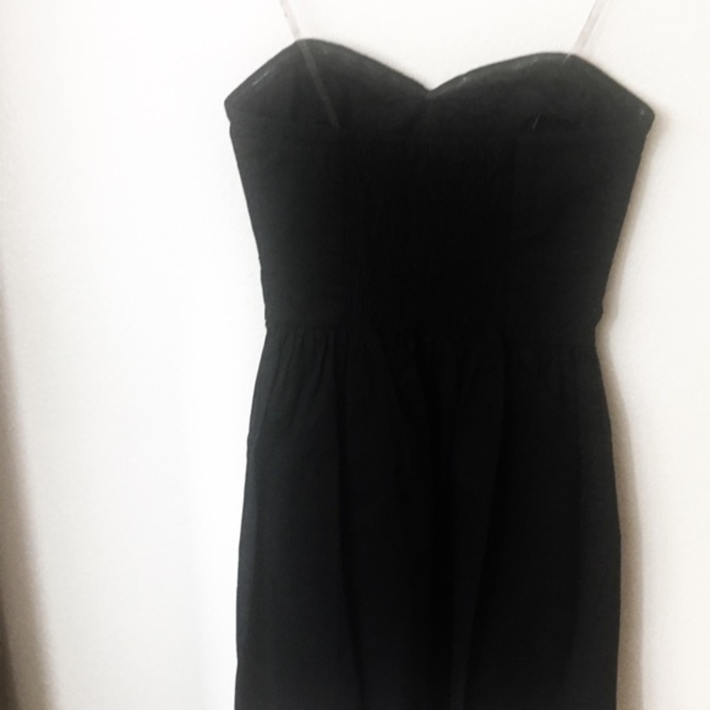 B Bop Black Strapless Dress